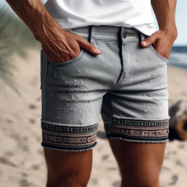 Coastal Ripple Men's Shorts - Yiyistories.com 