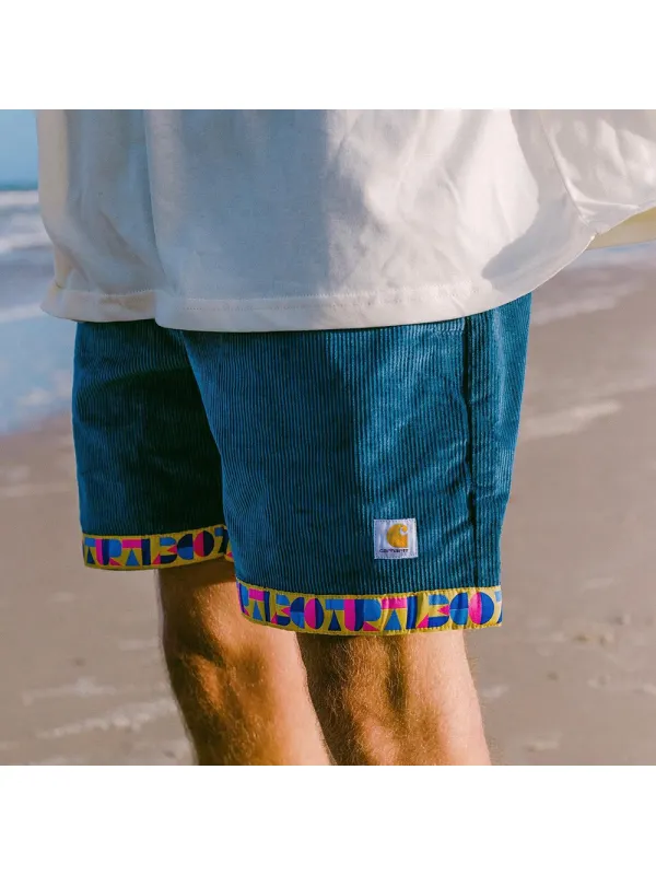 Surf Shorts Unisex Street Retro Skateboard Shorts - Timetomy.com 