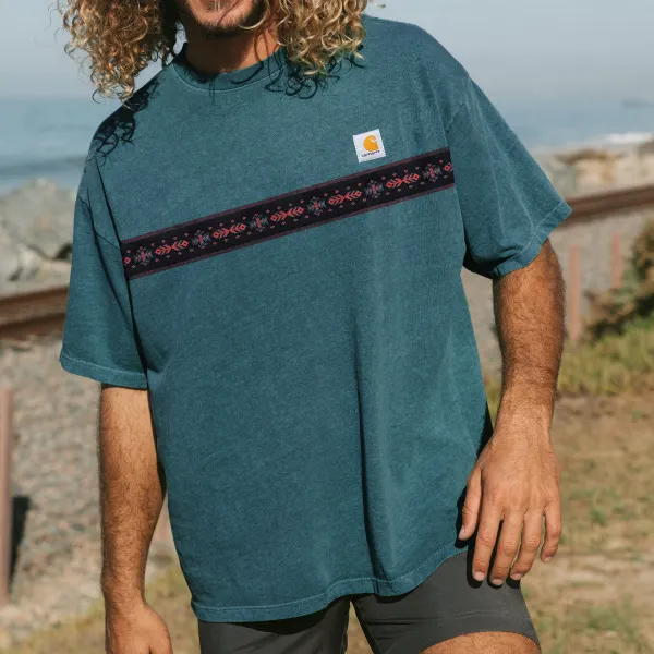 Retro Surf T-Shirt Unisex Street Retro Skateboard T-Shirt - Yiyistories.com 