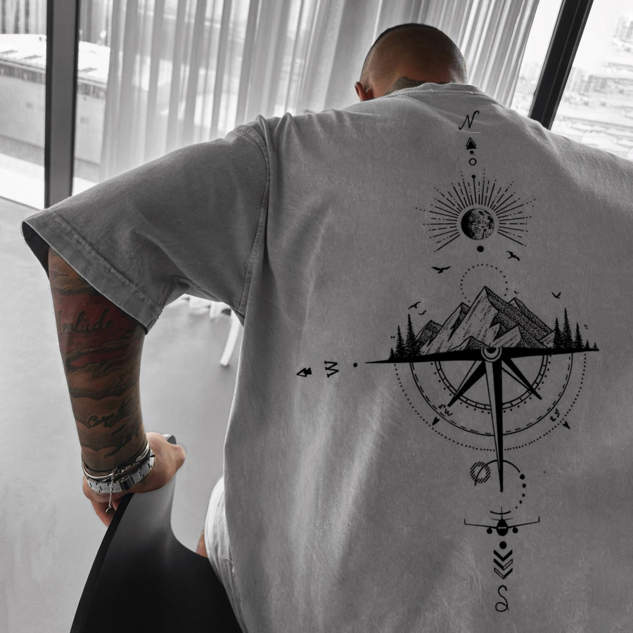 

Sun Moon Star Ocean Oversize Tee