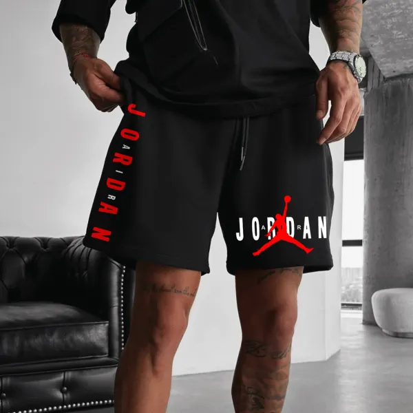 Men's Street Style Basketball Print Shorts - Faciway.com 