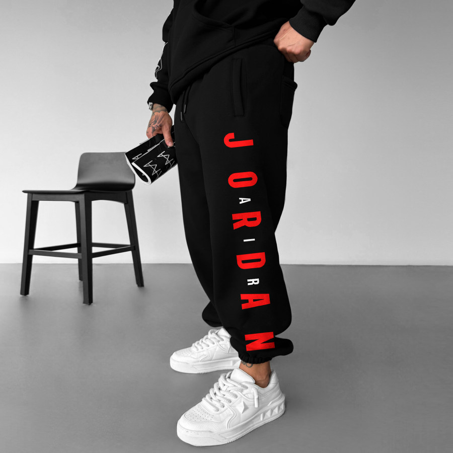 

Men's Street Style Basketball Print Sweatpants