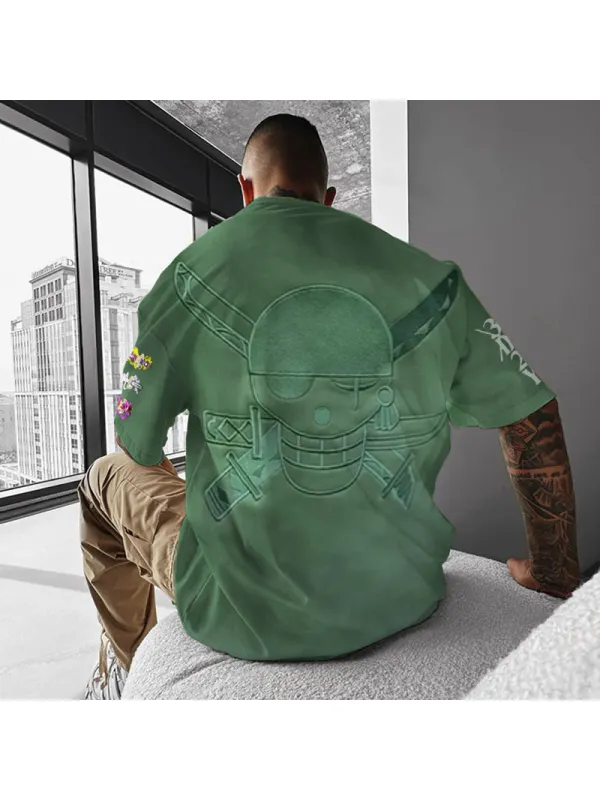 Oversized Printed Casual T-shirt - Aptkoi.com 