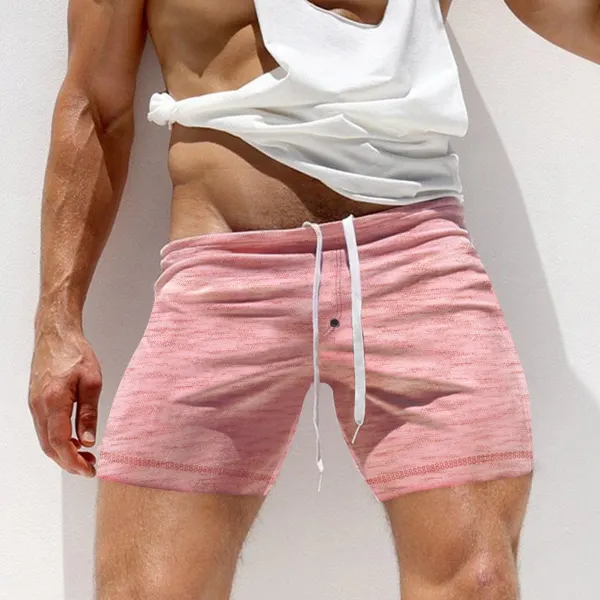 Men's Sports Knit Mini Shorts - Trisunshine.com 