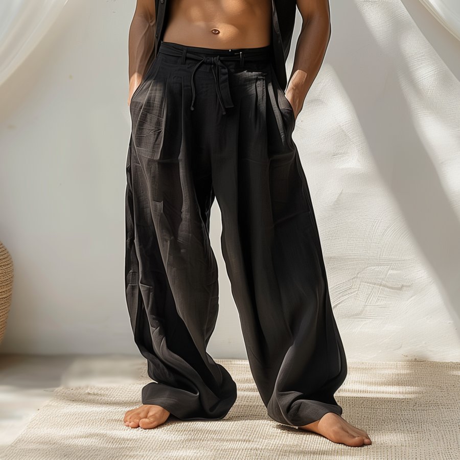 

Linen Men's Oversized Pants