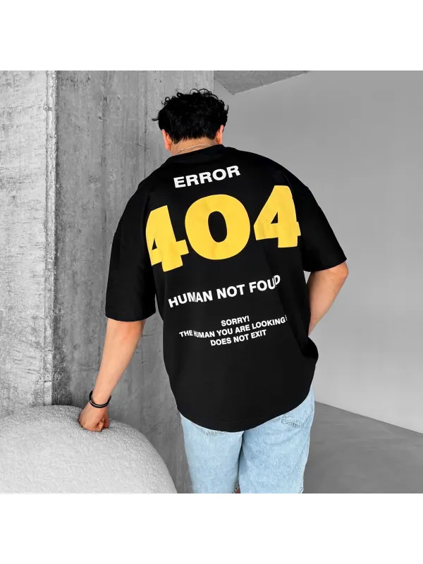 Unisex Casual 404 T-shirt - Ootdmw.com 