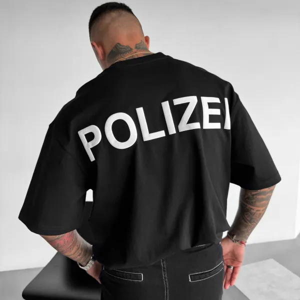 Unisex Casua Polizei T-shirt - Spiretime.com 