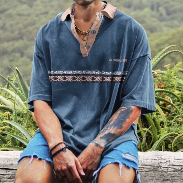 Unisex Vintage Quik Surf Casual Polo Shirt - Ootdcowboys.com 
