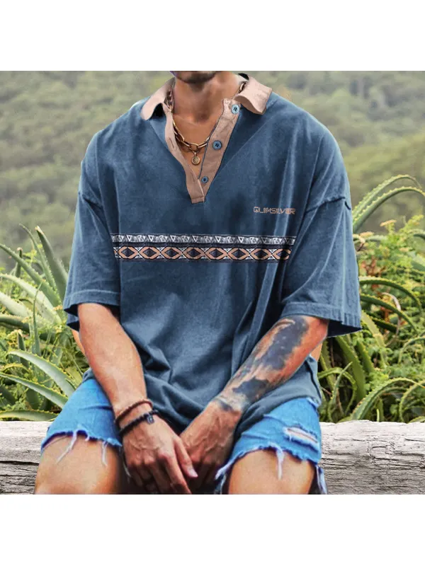 Unisex Vintage Quik Surf Casual Polo Shirt - Aptkoi.com 