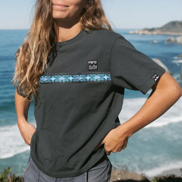 Casual Vintage Print Surf T-Shirt - Ootdyouth.com 