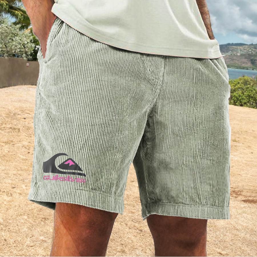 

Unisex Vintage Quik Casual Corduroy Surf Shorts