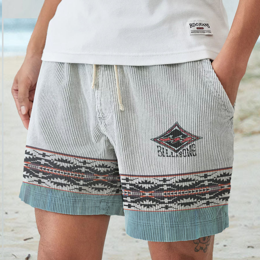 

Unisex Vintage Billabong Western Print Surf Shorts