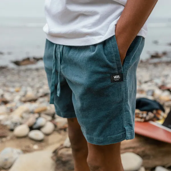 Corduroy Surf Shorts Unisex Street Retro Skateboard Shorts - Anurvogel.com 