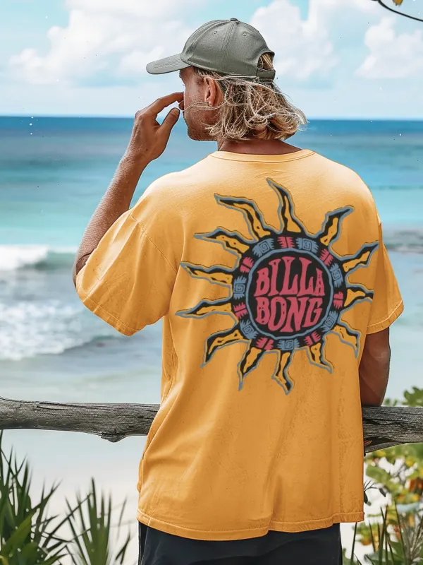 Unisex Vintage Surf Casual T-shirt - Menbarn.com 