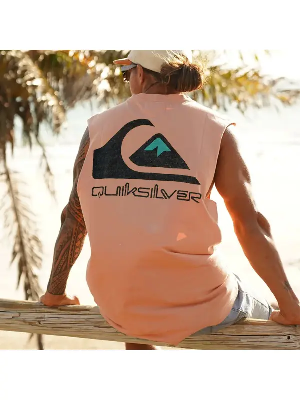 Mens Simple Surf Sleeveless - Ootdmw.com 