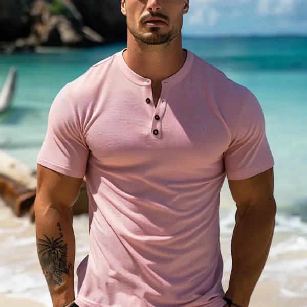 Men's Breathable Holiday T-shirt - Localziv.com 