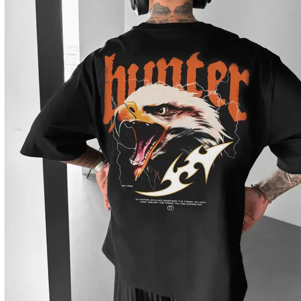 Oversized Eagle Men's T-Shirt - Nicheten.com 