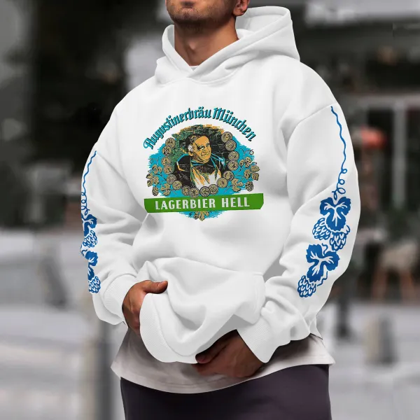 Unisex Casual Oversized Liqueur Graphic Print Hoodie - Trisunshine.com 