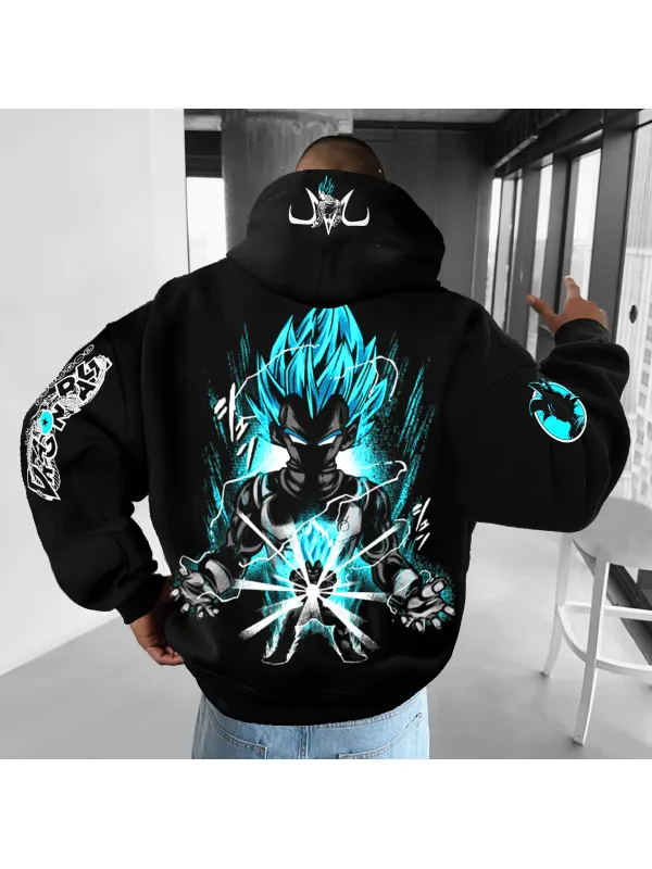 Unisex Anime Oversized Hoodie - Aptkoi.com 
