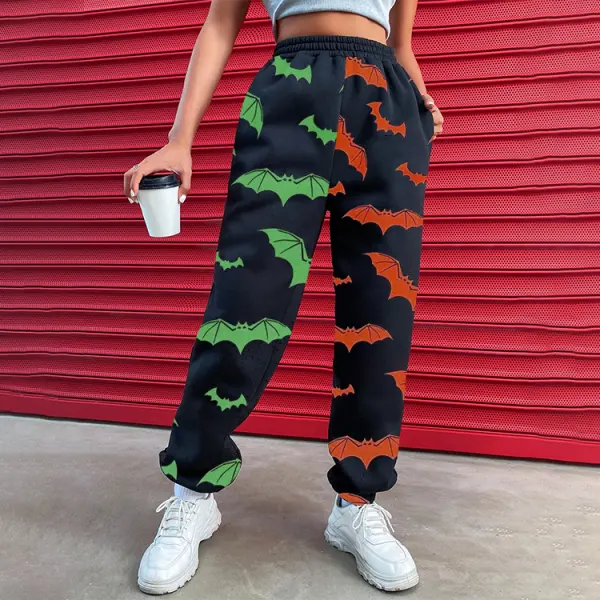 Fun Skull Pattern Casual Pants Women's Jogging Pants - Yiyistories.com 