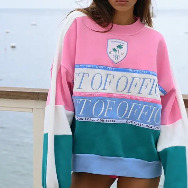 VARSITY WELLNESS OVERSIZED SWEATSHIRT - Yiyistories.com 