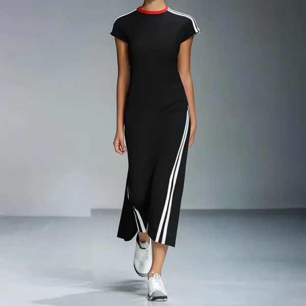 Women's Casual Athletic Long Skirt - Yiyistories.com 