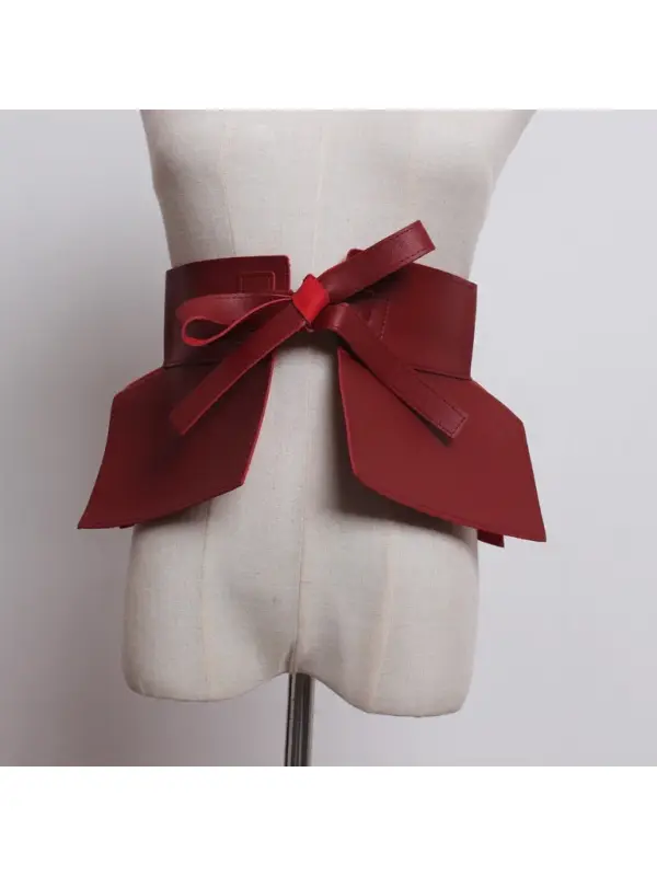 Retro Leather Style Versatile Strap Waistband - Aptkoi.com 