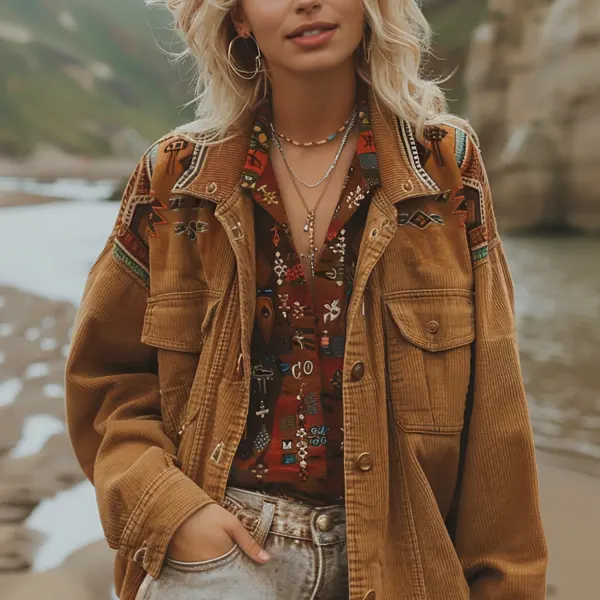 Casual Retro Jacket - Yiyistories.com 