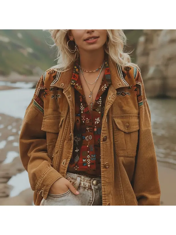 Casual Retro Jacket - Realyiyi.com 