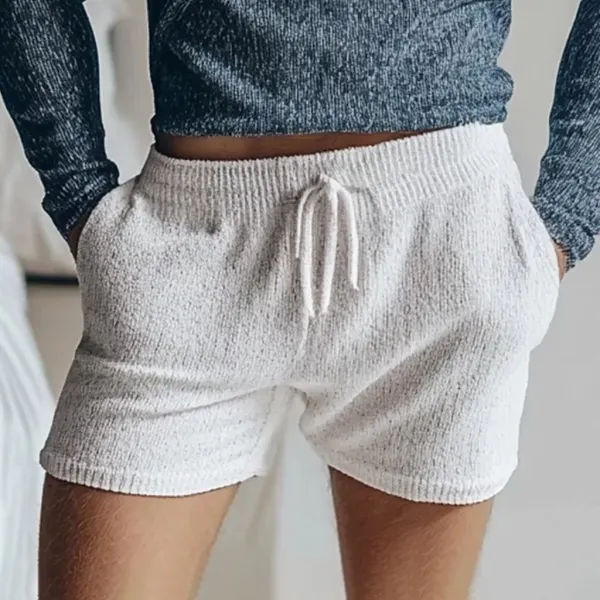 Men's Knitted Simple Shorts - Mobivivi.com 