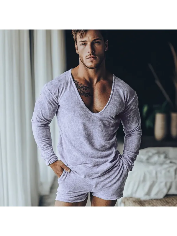 Men's Knitted Lightweight Shorts Multifunctional Set - Aptkoi.com 
