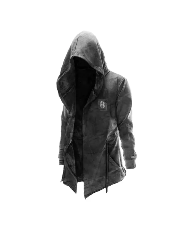 Cagoule Black Hoodie Jacket - Localziv.com 