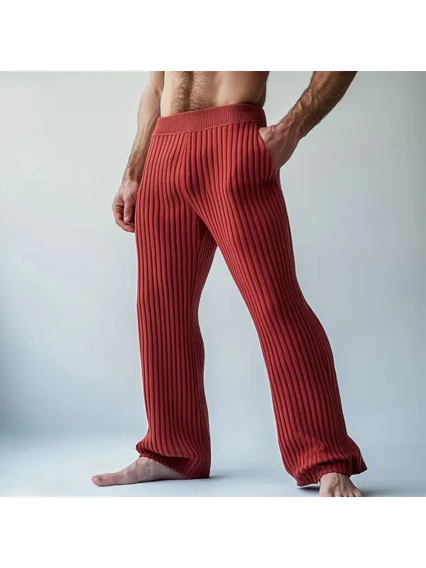 Men's Knitted Autumn & Winter Loose Trousers - Localziv.com 