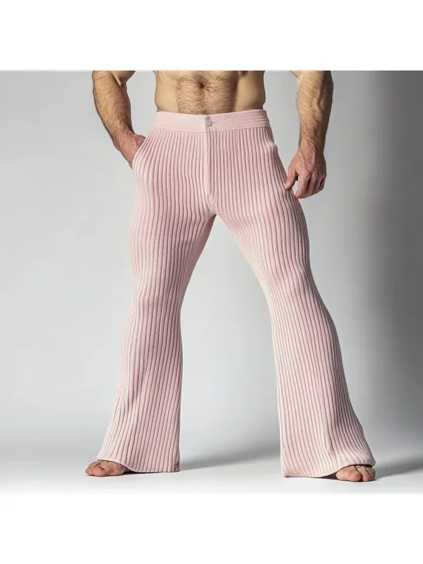 Men's Knitted Autumn & Winter Comfortable Casual Slim Pants - Localziv.com 