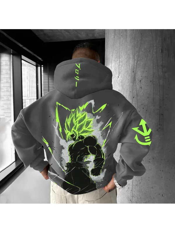 Unisex Anime Enthusiast Oversized Hoodie - Ootdmw.com 