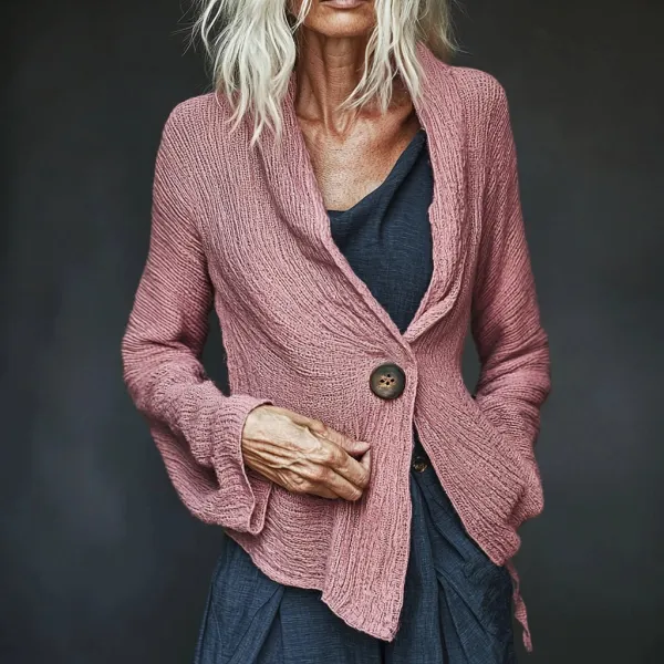 Women's Knitted Casual Elegant Cardigan - Zivinfo.com 