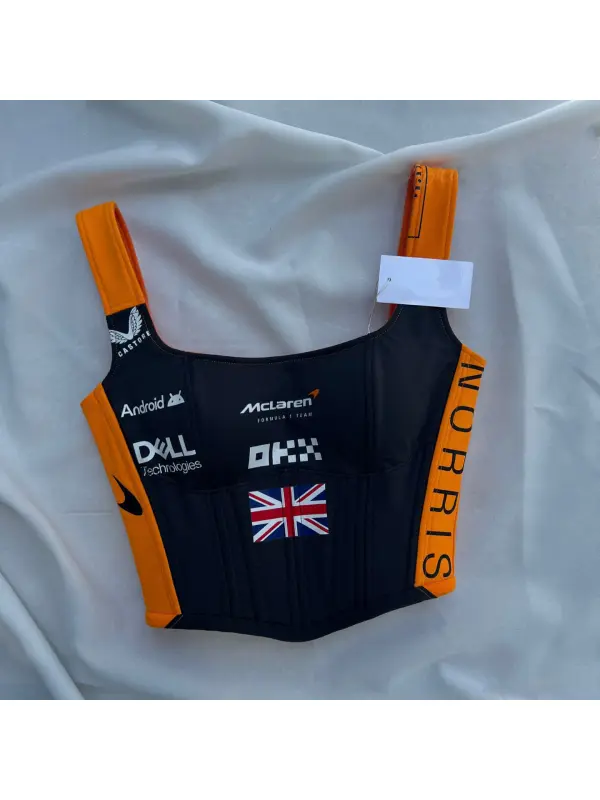 Revving Up McLaren Corset Perfect For Fans Who Love Fashion With A Sporty Edge - Ootdmw.com 
