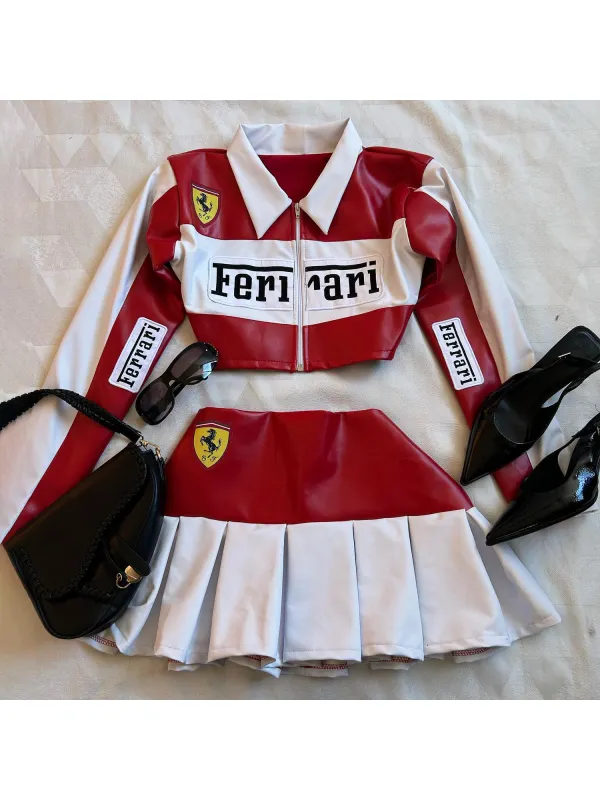 Fashionable Short Long Sleeve Suit - Ootdmw.com 