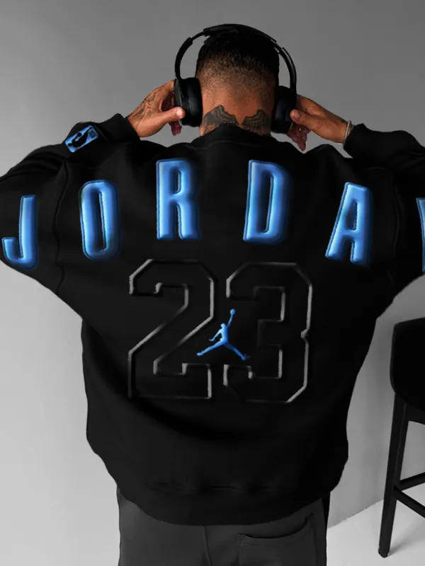 Unisex Oversized Jumpman Basketball Sweatshirt Only $34.99 - Menbarn.com 