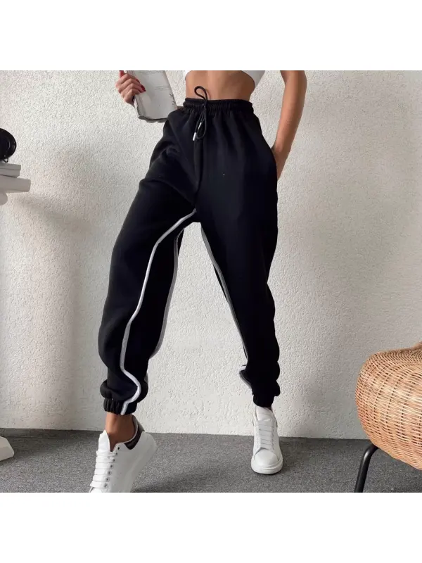 Striped Raised Unisex Tracksuit - Aptkoi.com 