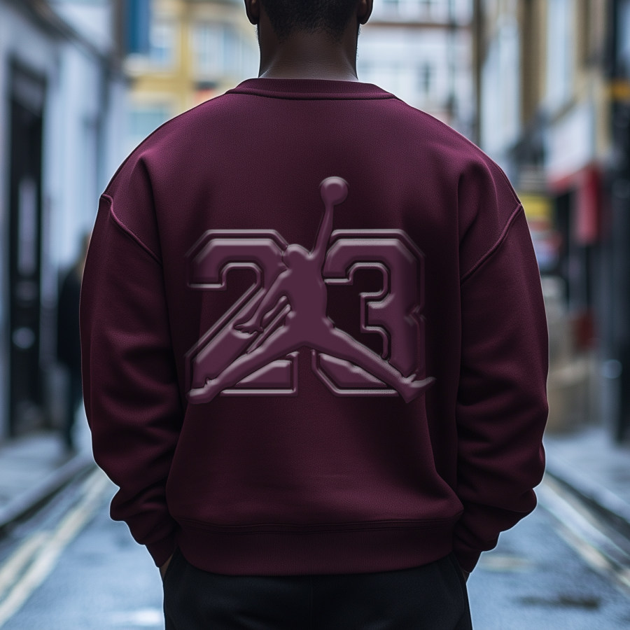 

Unisex Basketball Print Hoodie