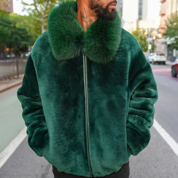 Stylish Warm Plush Jacket - Dozenlive.com 