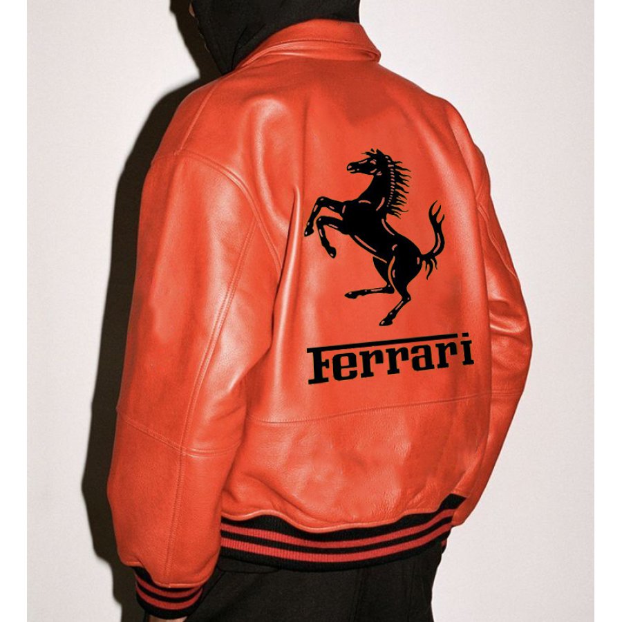 

Unisex Racing Leather Jacket