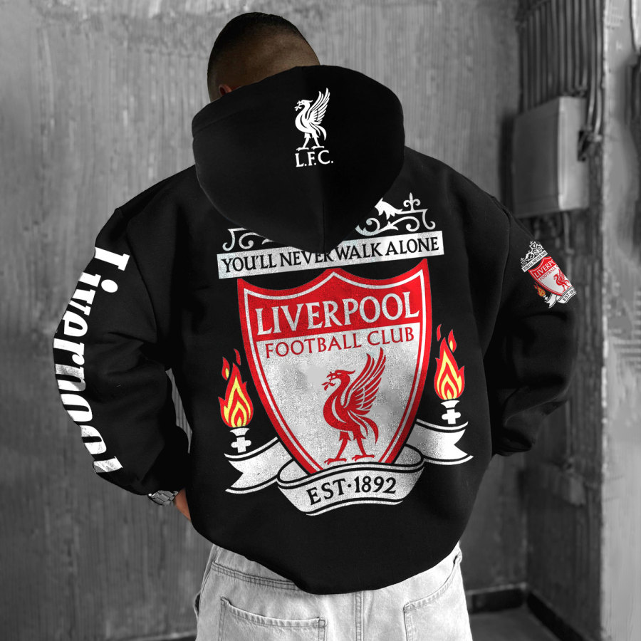 

Casual Football Print Unisex Hoodie