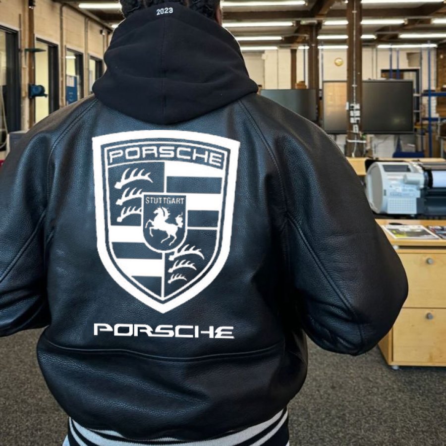 

Unisex Racing Leather Jacket
