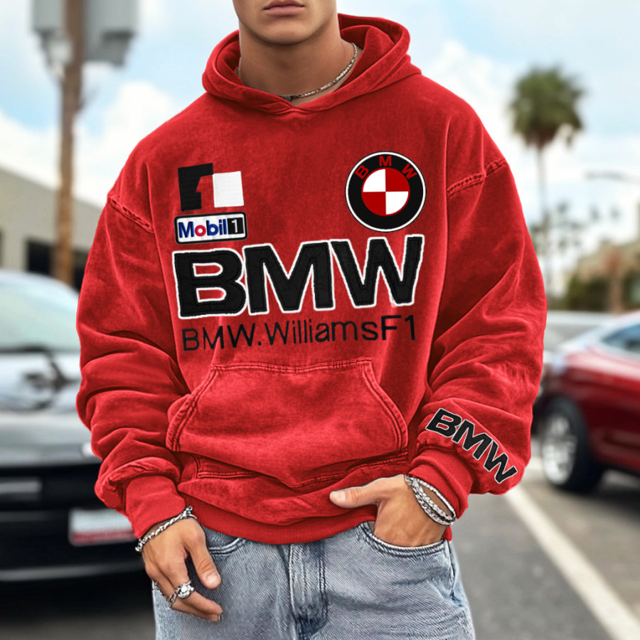 

Unisex Vintage German Sports Car BMW Racing Hoodie