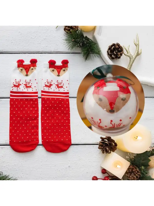 Christmas Gift Cartoon Christmas Decoration Ball Socks - Aptkoi.com 