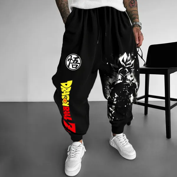 Unisex Oversized Anime Printed Casual Loose Harem Pants - Cotosen.com 