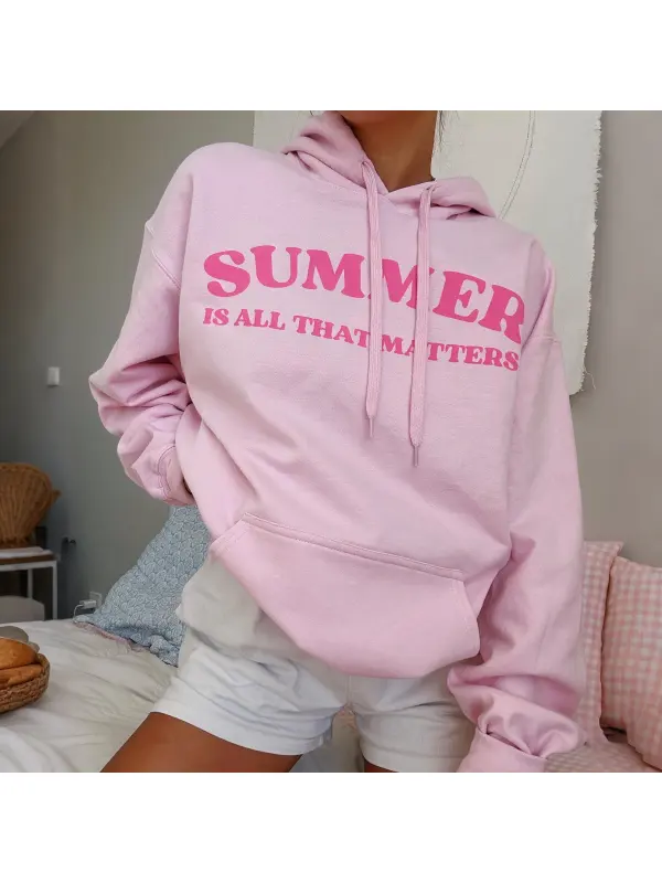 The Blue Summer Hoodie Ready For All Your Summer Adventures - Ootdmw.com 