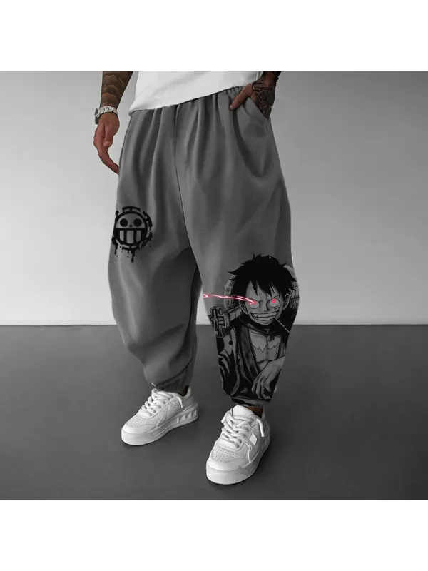 Unisex Anime-themed Casual Oversized Harem Pants - Shopyiyistories.com 